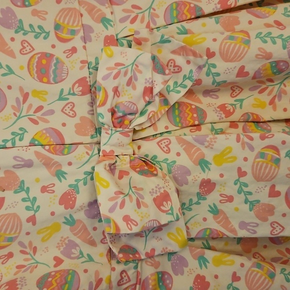 SAVANNAH Pastel Easter Egg Sleeveless Cotton Tank Portrait Church Dress Size 8 - Picture 8 of 9